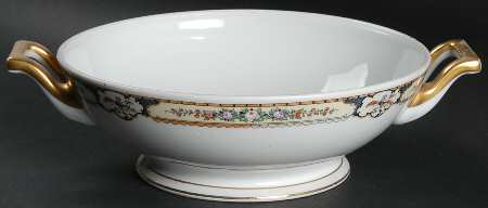 Golden Pheasant Round Vegetable No Lid