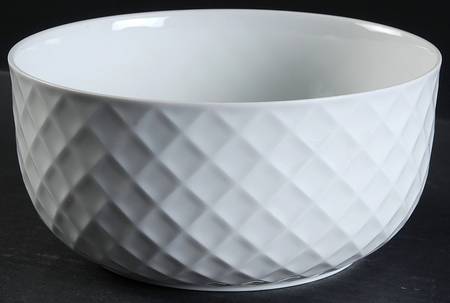 Holiday White 7" Round Vegetable Bowl