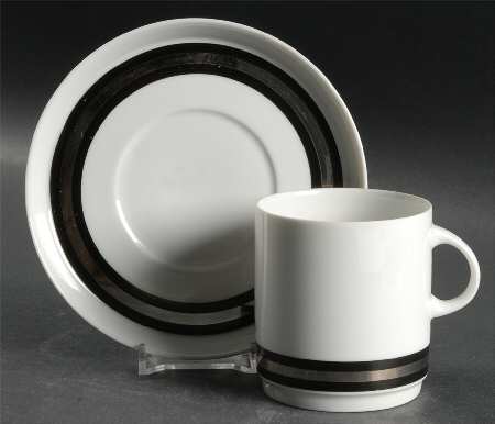 Hussar Flat Cup & Saucer Set