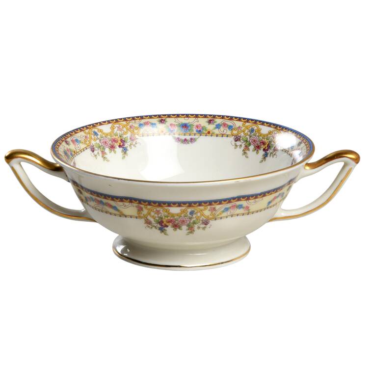 Laconia Footed Cream Soup Bowl