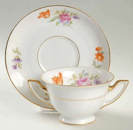 Lakewood Footed Bouillon Cup & Saucer
