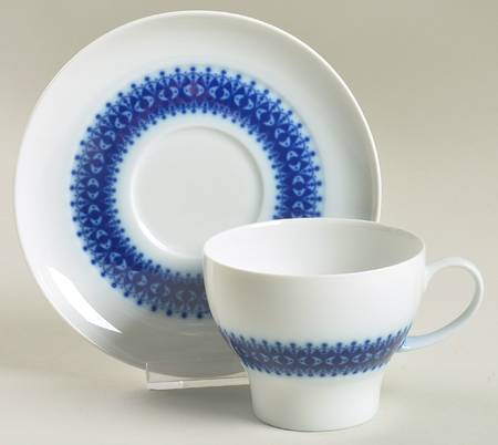 Lisette Flat Cup & Saucer Set