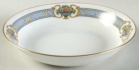 Madison (White Rim) Coupe Soup Bowl