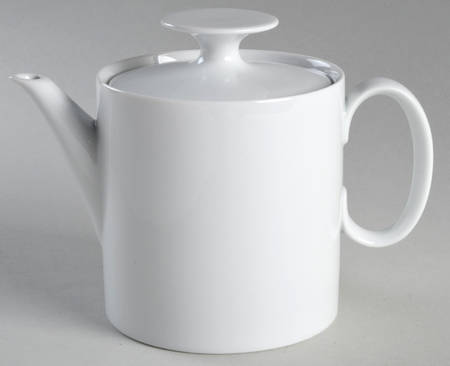 Medaillon White Teapot & Lid
