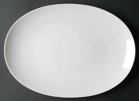 Medaillon White 13" Oval Serving Platter