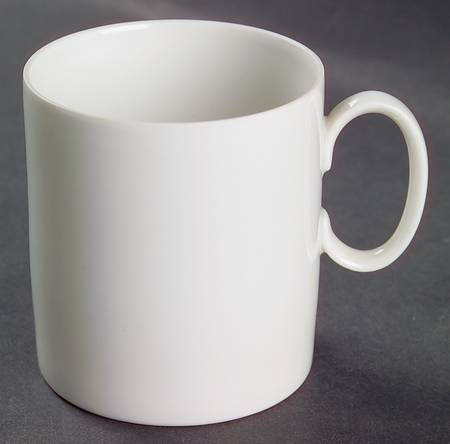Medaillon White Flat Demitasse Cup