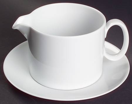 Medaillon White Gravy Boat & Underplate