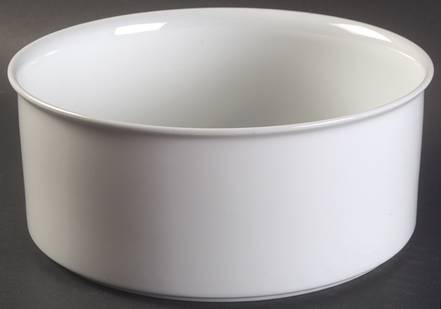 Medaillon White 7" Round Vegetable Bowl