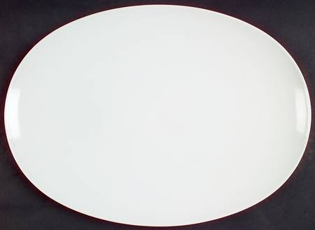 Medaillon White 15" Oval Serving Platter