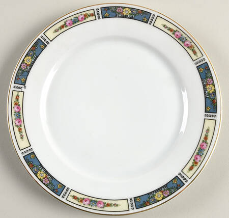 Miami (All White Background) Salad Plate