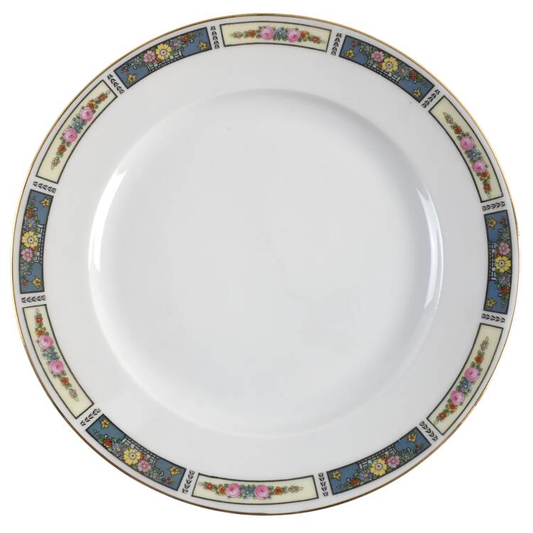Miami (All White Background) Luncheon Plate