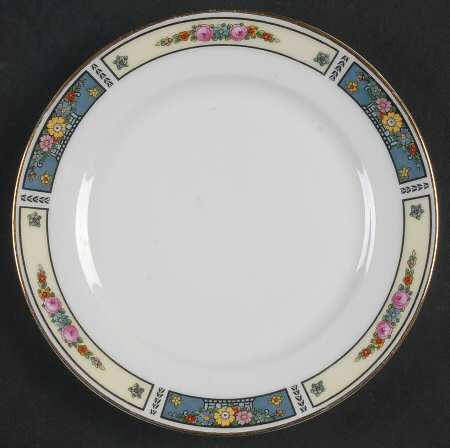 Miami (All White Background) Bread & Butter Plate