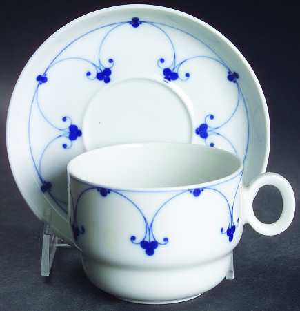 Mittsomer Flat Cup & Saucer Set