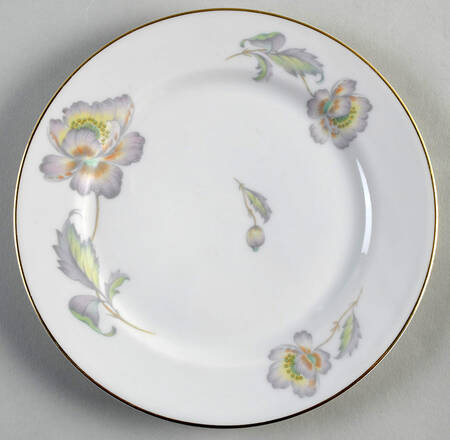 Pastel Poppy (Smooth) Luncheon Plate