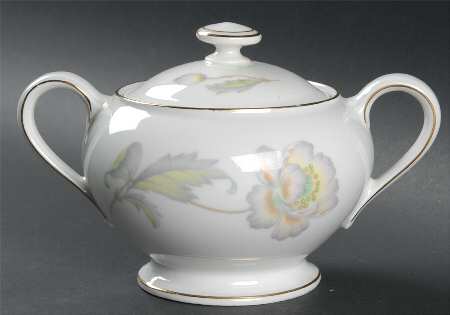 Pastel Poppy (Smooth) Sugar Bowl & Lid