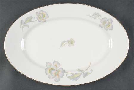 Pastel Poppy (Smooth) 15" Oval Serving Platter