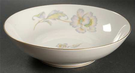 Pastel Poppy (Smooth) 9" Round Vegetable Bowl