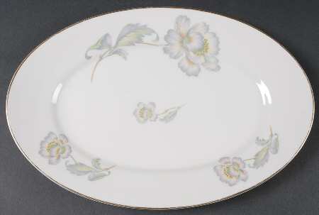 Pastel Poppy (Smooth) 12" Oval Serving Platter