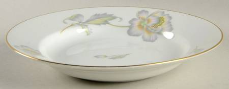 Pastel Poppy (Smooth) Rim Soup Bowl