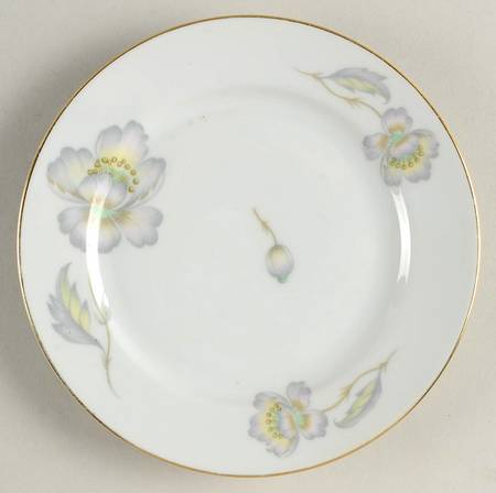 Pastel Poppy (Smooth) Bread & Butter Plate