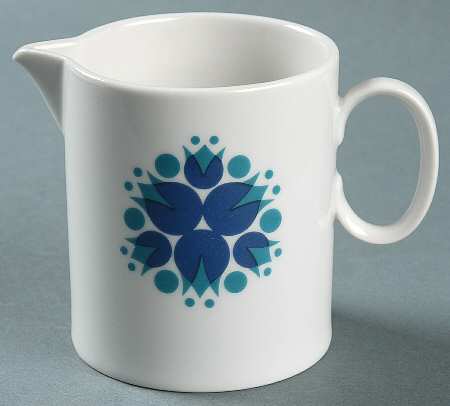 Pinwheel Blue Creamer
