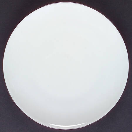 PLATINUM BAND (COUPE) Dessert/Pie Plate