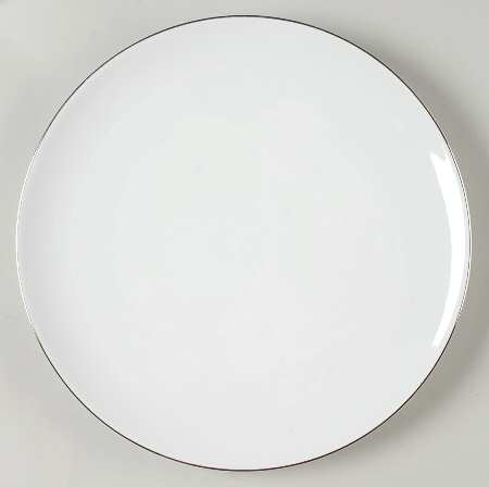 PLATINUM BAND (COUPE) Large Dinner Plate