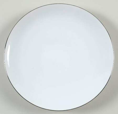 PLATINUM BAND (COUPE) Salad Plate