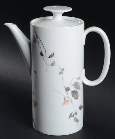 Quince (Medallion Shape) Coffee Pot & Lid