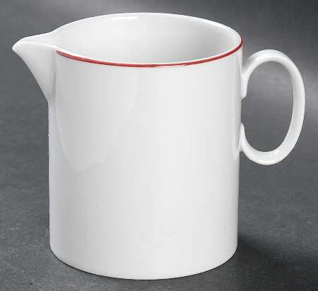 Red Trim Creamer