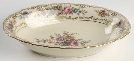 Rosedale 10" Oval Vegetable Bowl