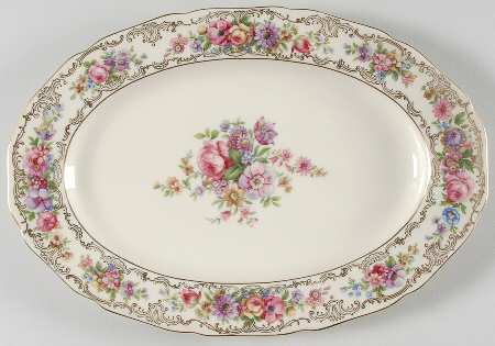 Rosedale 13" Oval Serving Platter