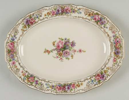 Rosedale 11" Oval Serving Platter
