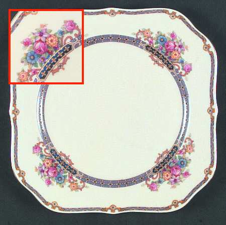 Rosemarie Square Salad Plate
