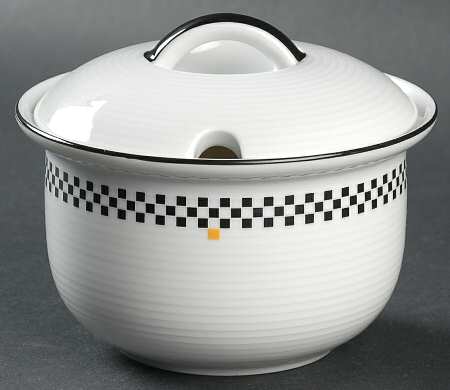 Speedway Sugar Bowl & Lid