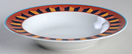 Sun, Moon & Stars Large Rim Soup Bowl