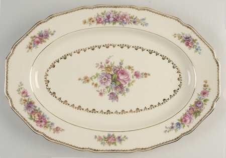 Sylvia 15" Oval Serving Platter