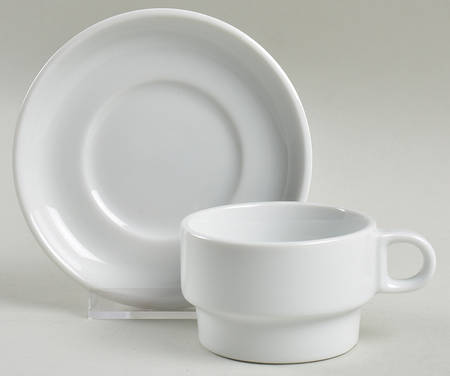 TC100 Flat Demitasse Cup & Saucer Set