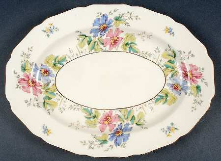 Lady Hamilton 12" Oval Serving Platter