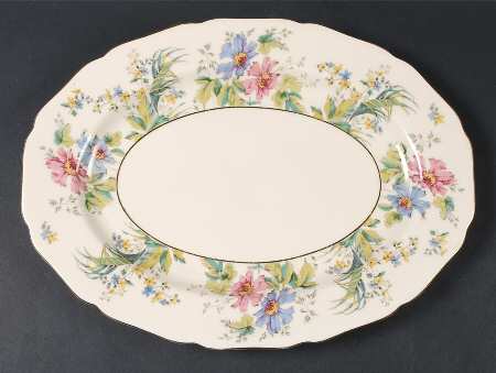 Lady Hamilton 14" Oval Serving Platter
