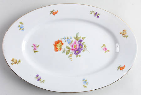 THO17 15" Oval Serving Platter