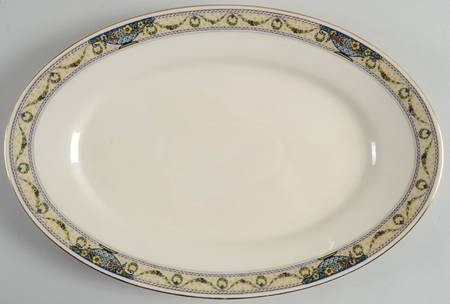 THO6 12" Oval Serving Platter