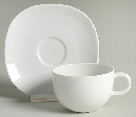 Tournee Flat Cup & Saucer Set
