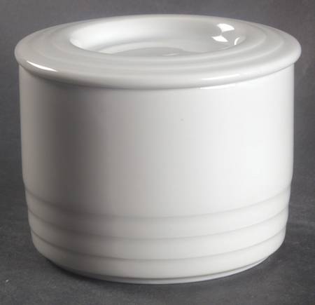 Trio White Sugar Bowl No Lid