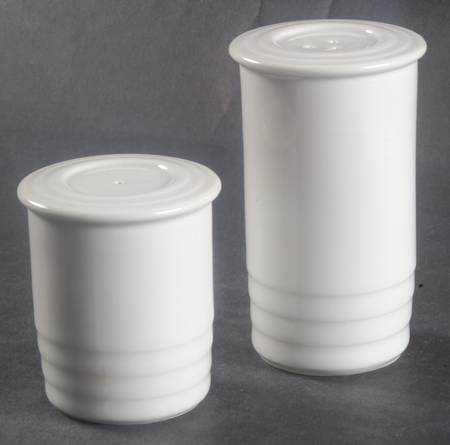 Trio White Salt & Pepper Set