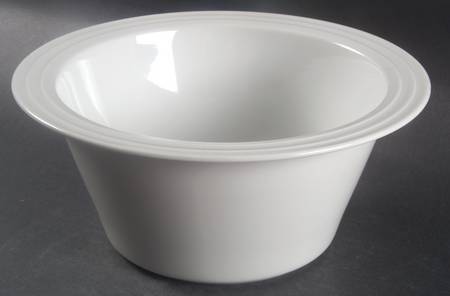 Trio White 8" Round Vegetable Bowl