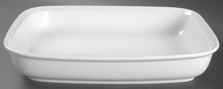 Trend White 12" Rectangular Serving Platter