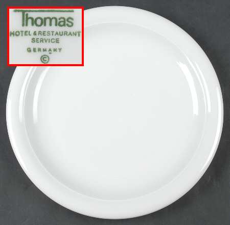 Trend White Dinner Plate
