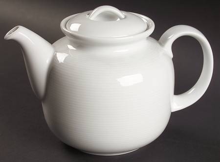 Trend White Teapot & Lid