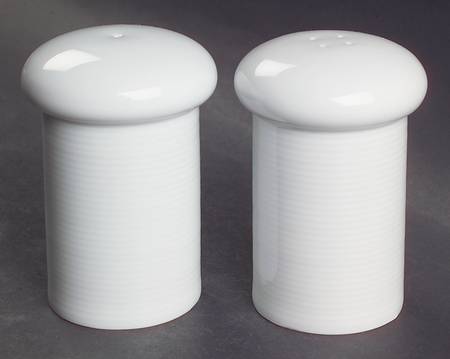 Trend White Salt & Pepper Set